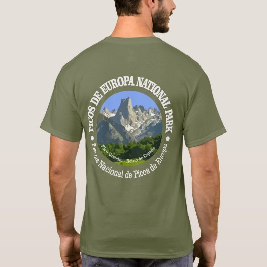 Nationaal park Picos de Europa T-shirt (Achterkant)