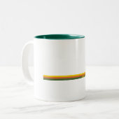 Nationaal park Pine Trees Sun Tweekleurige Koffiemok (Voorkant links)