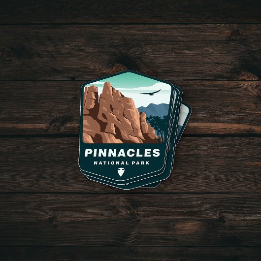Nationaal park Pinnacles | Afgesneden Sticker