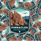 Nationaal park Pinnacles | Afgesneden Sticker