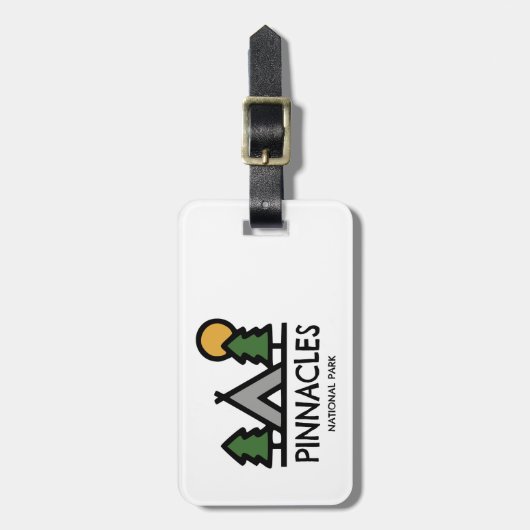 Nationaal park Pinnacles Bagagelabel (Voorkant verticaal)