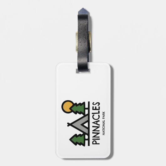 Nationaal park Pinnacles Bagagelabel (Achterkant verticaal)