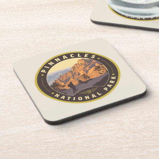 Nationaal park Pinnacles Bier Onderzetter (Linkerzijde)