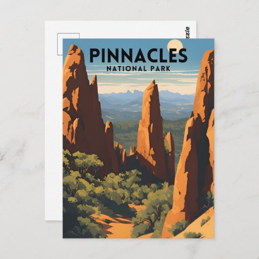 Nationaal park Pinnacles Briefkaart (Voorkant / Achterkant)