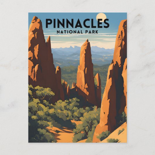 Nationaal park Pinnacles Briefkaart (Voorkant)