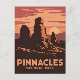 Nationaal park Pinnacles Feestdagenkaart