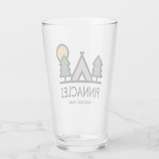 Nationaal park Pinnacles Glas (Achterkant)