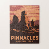 Nationaal park Pinnacles Legpuzzel (Verticaal)