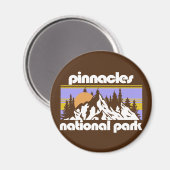 Nationaal park Pinnacles Magneet (Voorkant / Achterkant)