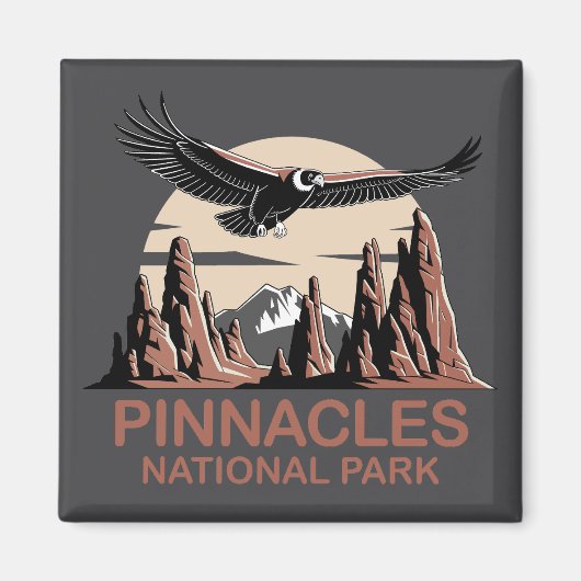 Nationaal park Pinnacles Magneet (Voorkant)