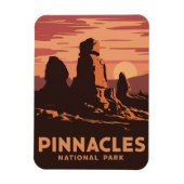 Nationaal park Pinnacles Magneet (Verticaal)