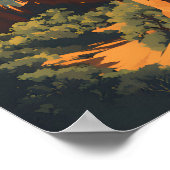 Nationaal park Pinnacles Poster (Hoek)