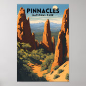 Nationaal park Pinnacles Poster (Voorkant)
