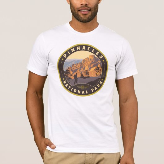 Nationaal park Pinnacles T-shirt (Voorkant)
