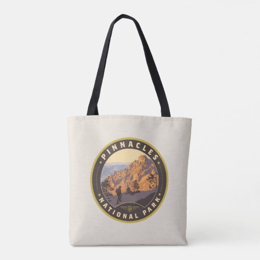 Nationaal park Pinnacles Tote Bag (Achterkant)