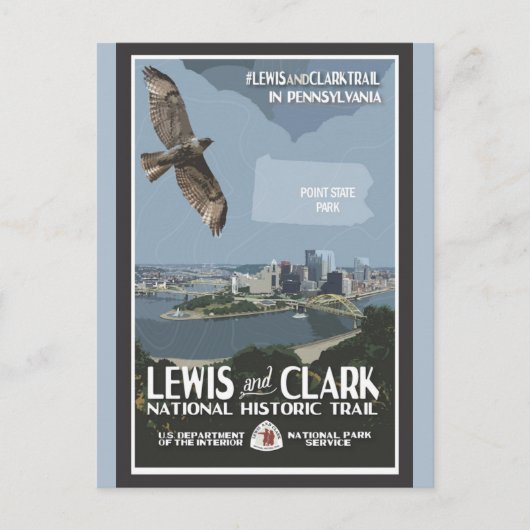  nationaal park Pittsburgh Pennsylvania Briefkaart (Voorkant)