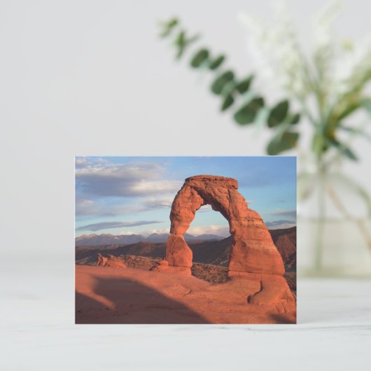 Nationaal park Plain Arches, Utah Delicate Arch Briefkaart (Staand voorkant)