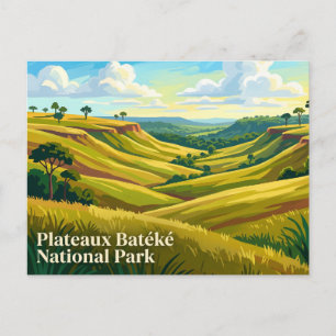 Nationaal Park Plateaux Batéké Gabon Briefkaart