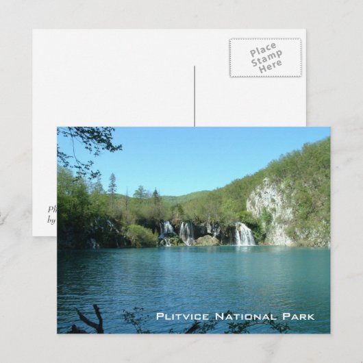 Nationaal park Plitvice Briefkaart (Voorkant / Achterkant)