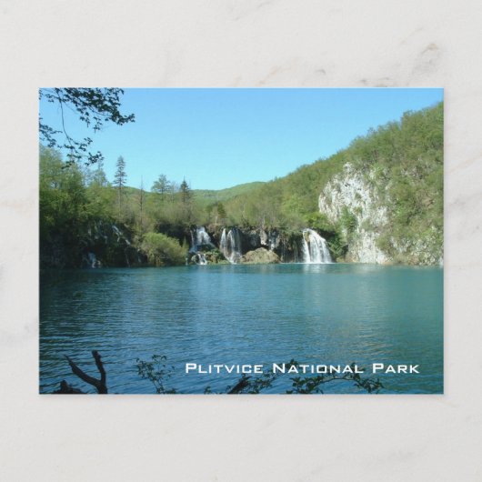 Nationaal park Plitvice Briefkaart (Voorkant)
