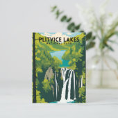 Nationaal park Plitvice Lakes Briefkaart (Staand voorkant)