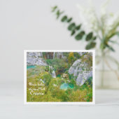 Nationaal park Plitvice Lakes, Kroatië Briefkaart (Staand voorkant)