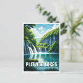 Nationaal park Plitvice Lakes Kroatië Briefkaart (Staand voorkant)