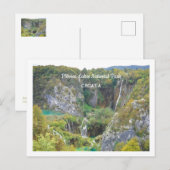 Nationaal Park Plitvice Lakes, Kroatië Briefkaart (Voorkant / Achterkant)
