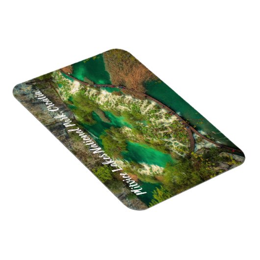Nationaal park Plitvice Lakes Kroatië gestileerd Magneet (Rechterzijde)