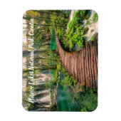 Nationaal park Plitvice Lakes Kroatië gestileerd Magneet (Verticaal)