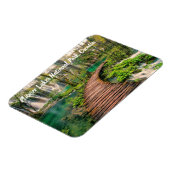 Nationaal park Plitvice Lakes Kroatië gestileerd Magneet (Linkerzijde)