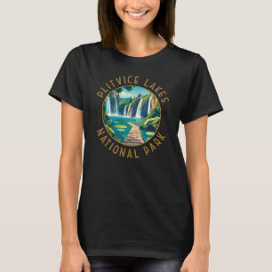 Nationaal park Plitvice Lakes Kroatië in nood T-shirt