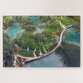 Nationaal Park Plitvice Lakes, Kroatië Legpuzzel (Horizontaal)
