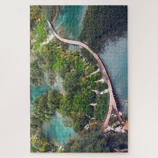 Nationaal Park Plitvice Lakes, Kroatië Legpuzzel (Verticaal)
