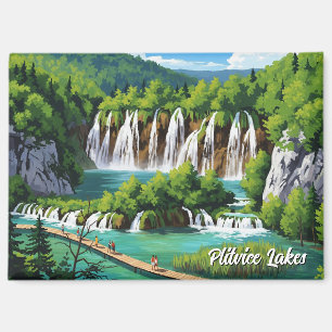 Nationaal park Plitvice Lakes Kroatië Magneet