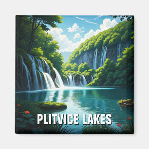 Nationaal park Plitvice Lakes Kroatië Magneet