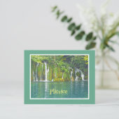 NATIONAAL PARK PLITVICE MEREN, KROATIË BRIEFKAART (Staand voorkant)