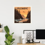  Nationaal Park Poster (Thuiskantoor)