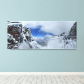 Nationaal park Ptarmigan Pass Tunnel North-Glacier Canvas Afdruk (Insitu (Houten vloer))