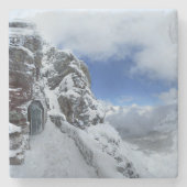 Nationaal park Ptarmigan Pass Tunnel North-Glacier Stenen Onderzetter (Voorkant)