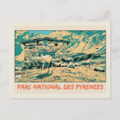 Nationaal Park Pyreneeën Frankrijk, schaap Briefkaart (Voorkant)