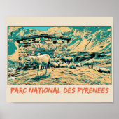 Nationaal Park Pyreneeën Frankrijk, schaap Poster (Voorkant)