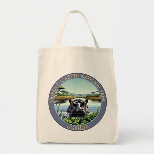 Nationaal park Queen Elizabeth Oeganda Tote Bag (Voorkant)
