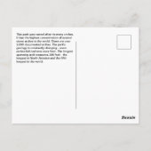 Nationaal park Rainbow Utah Arches Briefkaart (Achterkant)