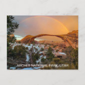 Nationaal park Rainbow Utah Arches Briefkaart (Voorkant)