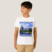 Nationaal park Raineer - staat Washington T-shirt (Voorkant volledig)