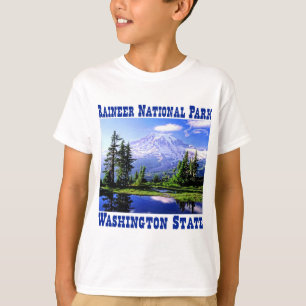 Nationaal park Raineer - staat Washington T-shirt