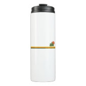 Nationaal park Rainier Pine Trees Sun Thermosbeker (Voorkant)