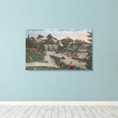 Nationaal park Rainier - Tatoosh Canvas Afdruk (Insitu (Houten vloer))