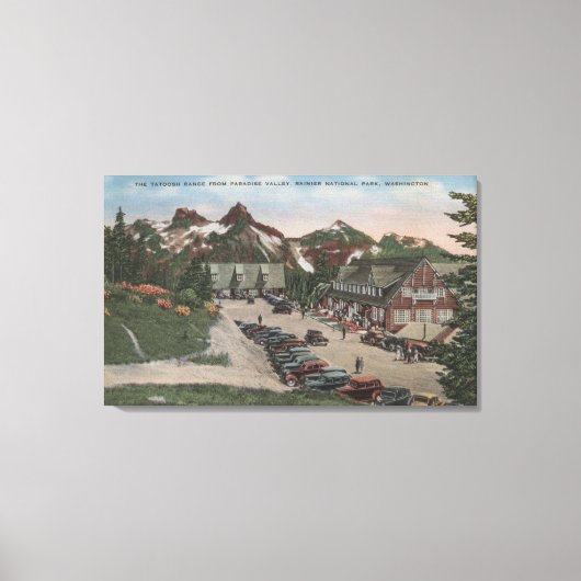 Nationaal park Rainier - Tatoosh Canvas Afdruk (Voorkant)